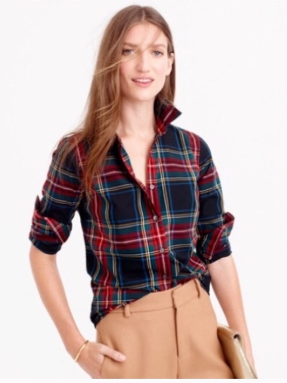J. Crew Tartan Plaid Button Down Shirt